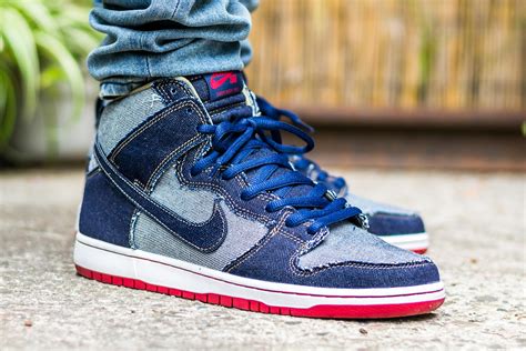 sb dunk high denim